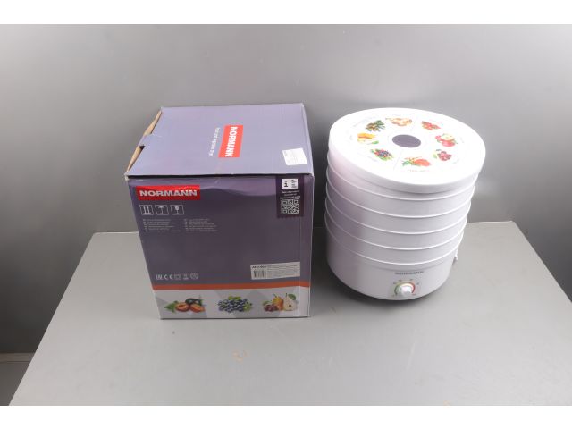 Сушилка для овощей и фруктов AFD-904 NORMANN уцененный (2934653652) (500 Вт; 5 больших лотков; регулировка температуры)