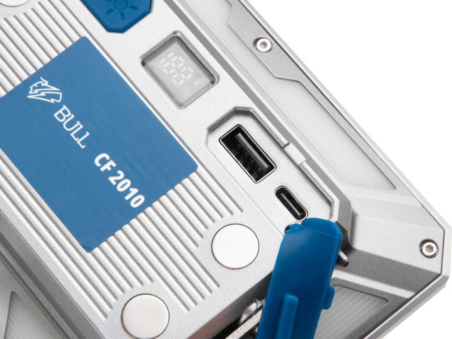 Фонарь светодиодный аккумуляторный BULL CF 2010 в кор. 200-1000 Лм, 10+ режимов, магнит (5 В, 4 Ач, складная конструкция, может выступать ка