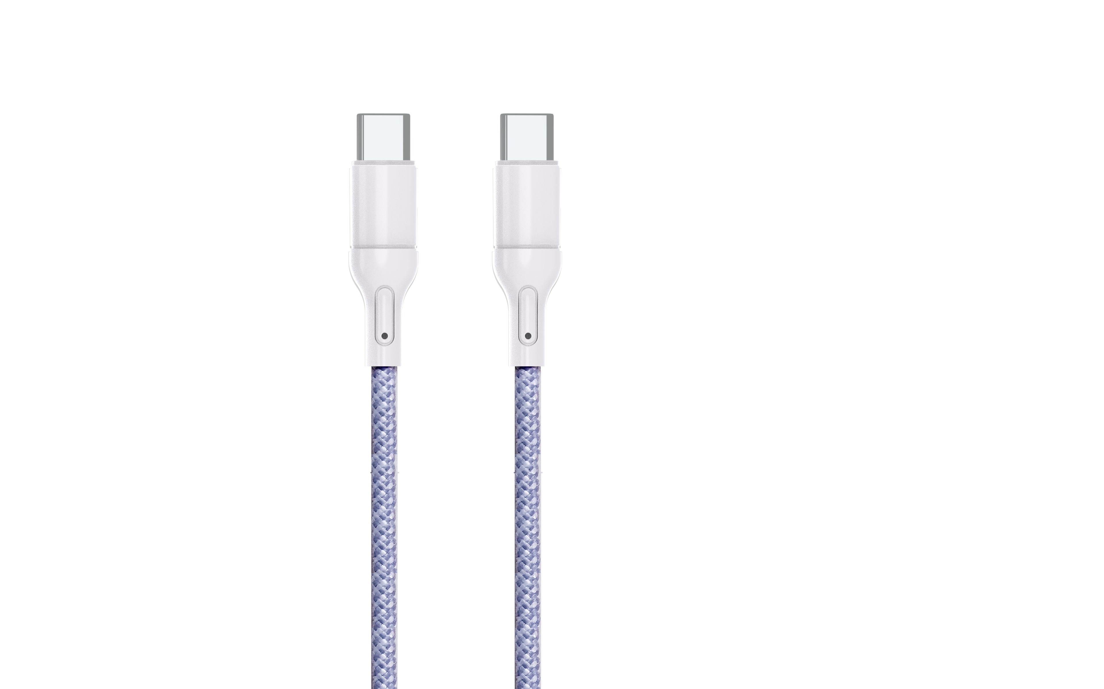 Кабель USB KEIZEN KZ-5289103, Type-C — Type-C, PD100W, 1 м, лиловый