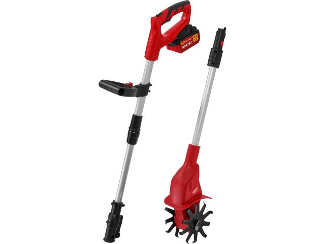 Аккум. культиватор WORTEX CRC 3018 XLT SOLO (18 В, шир. 10,5 см.)