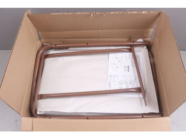 Банкетка для обуви, 500х330х440 мм, коричневый, NIKA уцененный (3045054726)