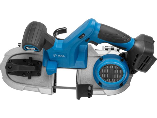 Аккум. ленточная пила BULL CBS 6583 в кор. XLTpro SOLO, БЕСЩЕТ., 18 В, 3,2 м/с, 65 мм (835х13х0.65 мм, подсветка, бесключевая смена оснастки