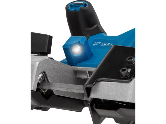 Аккум. ленточная пила BULL CBS 6583 в кор. XLTpro SOLO, БЕСЩЕТ., 18 В, 3,2 м/с, 65 мм (835х13х0.65 мм, подсветка, бесключевая смена оснастки