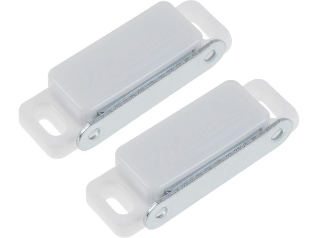Защелка магнитная 74мм белая (2 шт в пакете) STARFIX