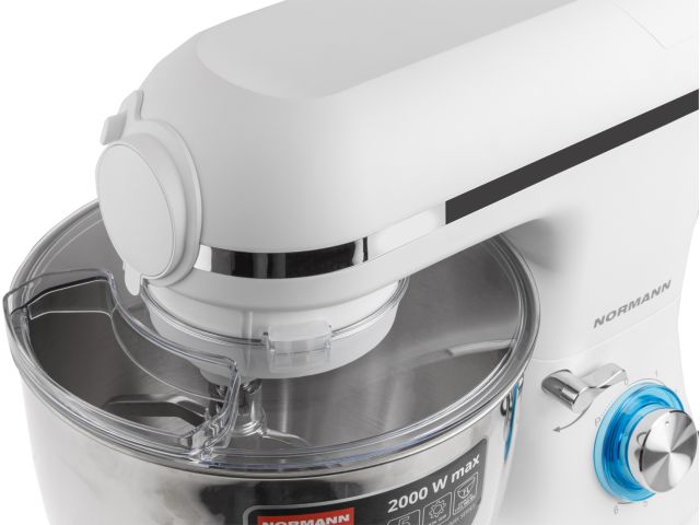 Кухонный комбайн NORMANN AFP-961 (ОТГРУЗКА ТОЛЬКО ПО ЭТН/ЭТТН | 2000 Вт; регул.скор.; 5 функций; чаша миксера 7 л; чаша блендера 1,5 л)