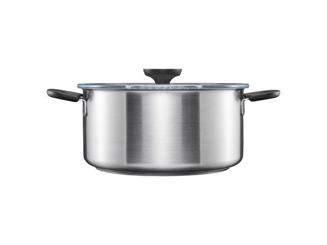 Кастрюля стальная 5л с крышкой Functional Form Fiskars