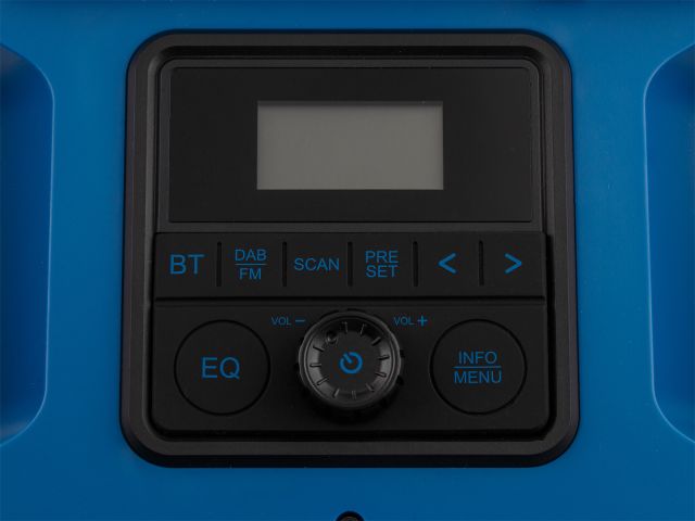 Аккум. радио BULL BCR 1880 XLTpro SOLO (80 Вт, FM, DAB, Bluetooth 5.3, AUX, Эквалайзер. Работа от аккумулятора и от сети.)