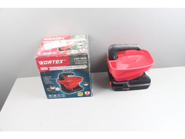 Аккум. разбрасыватель WORTEX CSP 1805 в кор. ALL1 XLT SOLO в кор. 18 В, шир. 5м, конт. 3 л. уценен