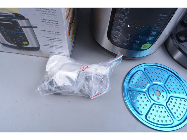 Мультиварка NORMANN AMC-644 уцененный (3451948260) (ОТГРУЗКА ТОЛЬКО ПО ЭТН/ЭТТН | Скороварка-мультиварка; 1200 Вт; 6л; 12 программ; СМАРТШЕФ