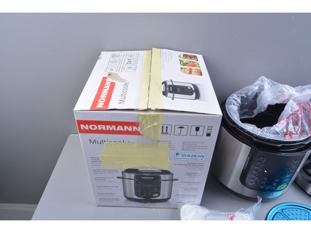 Мультиварка NORMANN AMC-644 уцененный (3451948260) (ОТГРУЗКА ТОЛЬКО ПО ЭТН/ЭТТН | Скороварка-мультиварка; 1200 Вт; 6л; 12 программ; СМАРТШЕФ