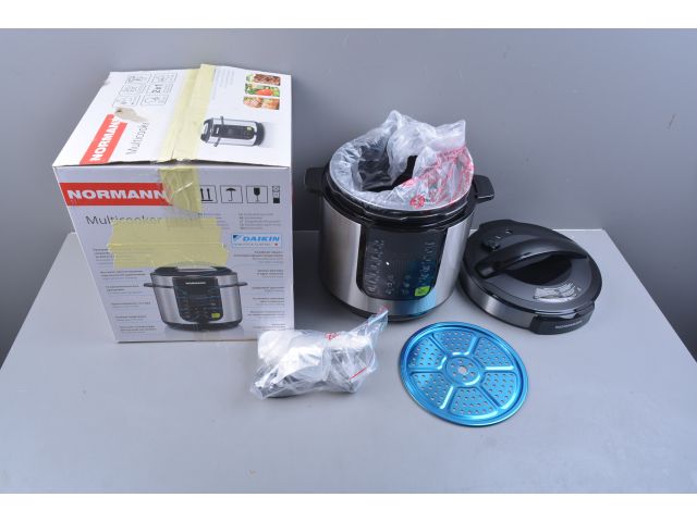 Мультиварка NORMANN AMC-644 уцененный (3451948260) (ОТГРУЗКА ТОЛЬКО ПО ЭТН/ЭТТН | Скороварка-мультиварка; 1200 Вт; 6л; 12 программ; СМАРТШЕФ