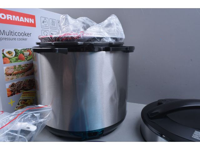 Мультиварка NORMANN AMC-644 уцененный (3451948260) (ОТГРУЗКА ТОЛЬКО ПО ЭТН/ЭТТН | Скороварка-мультиварка; 1200 Вт; 6л; 12 программ; СМАРТШЕФ