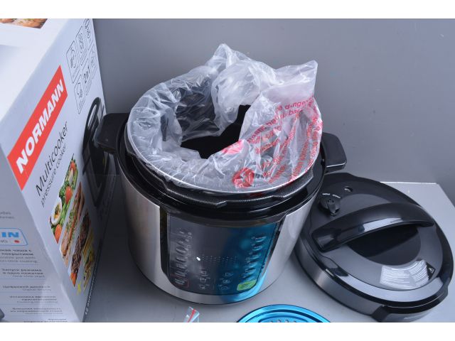 Мультиварка NORMANN AMC-644 уцененный (3451948260) (ОТГРУЗКА ТОЛЬКО ПО ЭТН/ЭТТН | Скороварка-мультиварка; 1200 Вт; 6л; 12 программ; СМАРТШЕФ