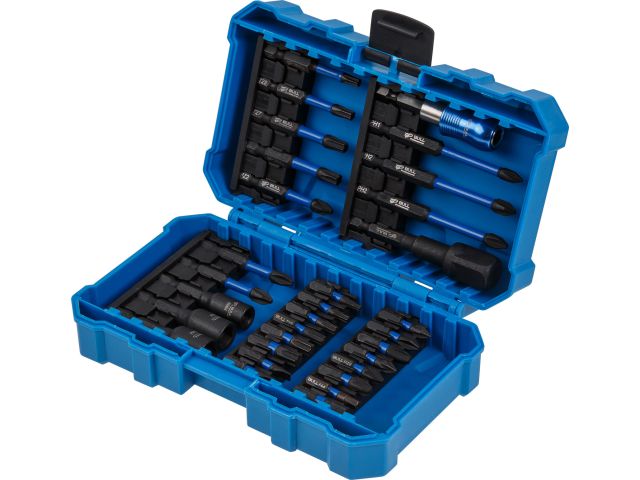 Набор бит ударных BULL Impact IMB 31 Multi в кейсе (Торсионные, 58-62 HRC, 31 предмет)