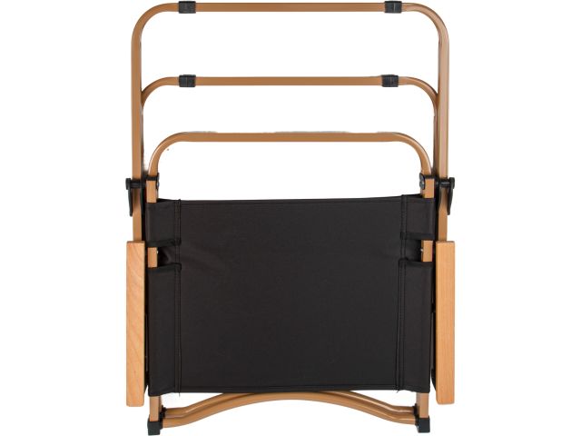 Кресло складное (садовое), бежевый/черный, ARIZONE (Материал каркаса: сталь.)