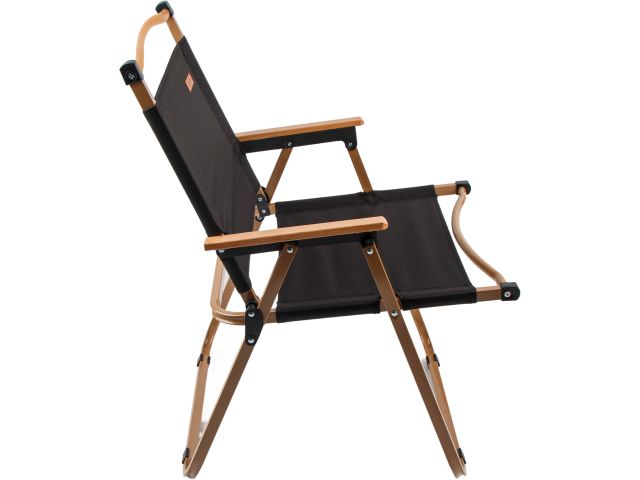 Кресло складное (садовое), бежевый/черный, ARIZONE (Материал каркаса: сталь.)