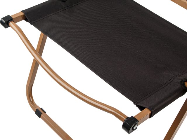 Кресло складное (садовое), бежевый/черный, ARIZONE (Материал каркаса: сталь.)