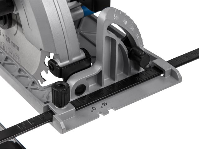 Циркулярная пила BULL KS 1601 в кор.  1300 Вт, 165х20 мм, до 55 мм (Литая алюминиевая платформа, 6000 об/мин)
