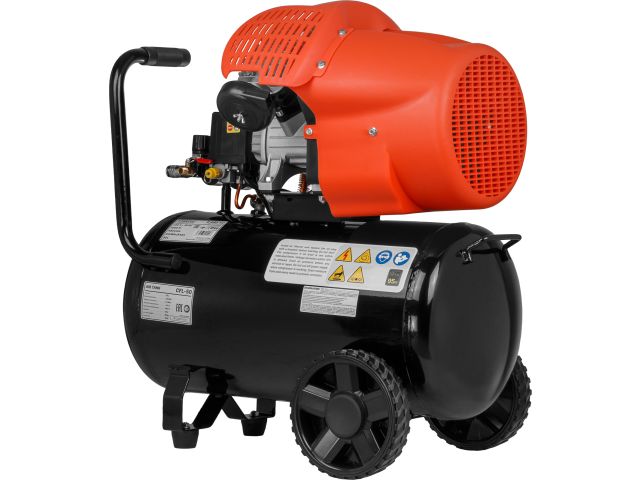Компрессор STARTUL Profi D 440-50 коаксиальный (440 л/мин, 8 атм, коаксиальный, масляный, ресив. 50 л, 230 В, 2,2 кВт)