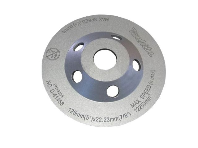 Алмазная чашка 125х22,23 мм для грубой обработки двурядная"Эконом" MAKITA