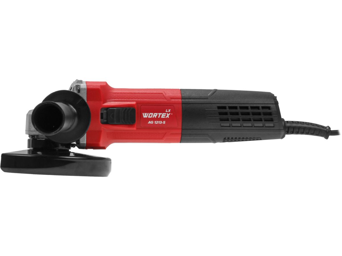 Одноручная углошлифмашина WORTEX LX AG 1213-5 в кор. 1300 Вт, 125 мм, 5000-11000 об/мин