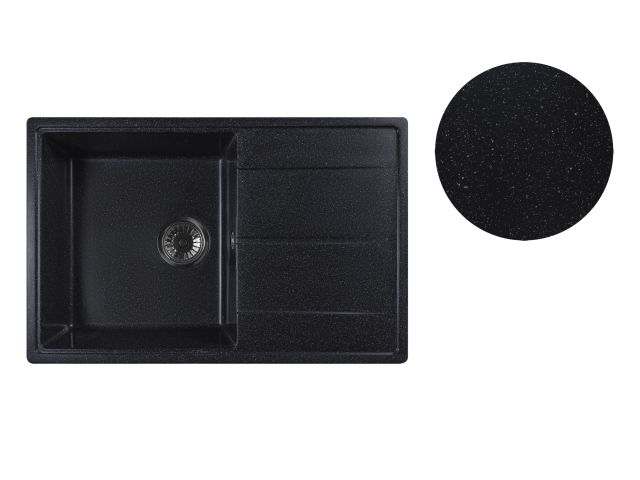Мойка кухонная из искусственного камня BENEFIT оникс 730х470 мм, AV Engineering
