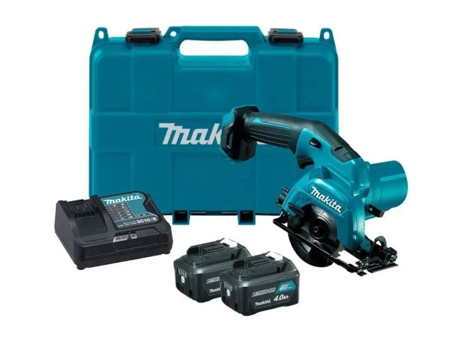 Аккум. циркулярная пила MAKITA CXT HS301DSME в кор. (12.0 В, 2 акк., 4.0 А/ч, Li-Ion, 85, до 25 мм)