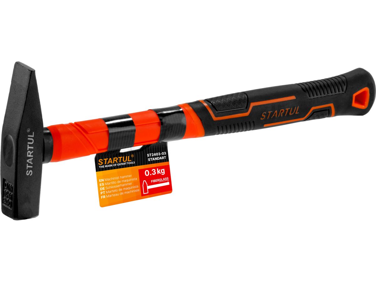 Молоток 0,3кг с фибергл.рукояткой STARTUL STANDART (ST2403-03)