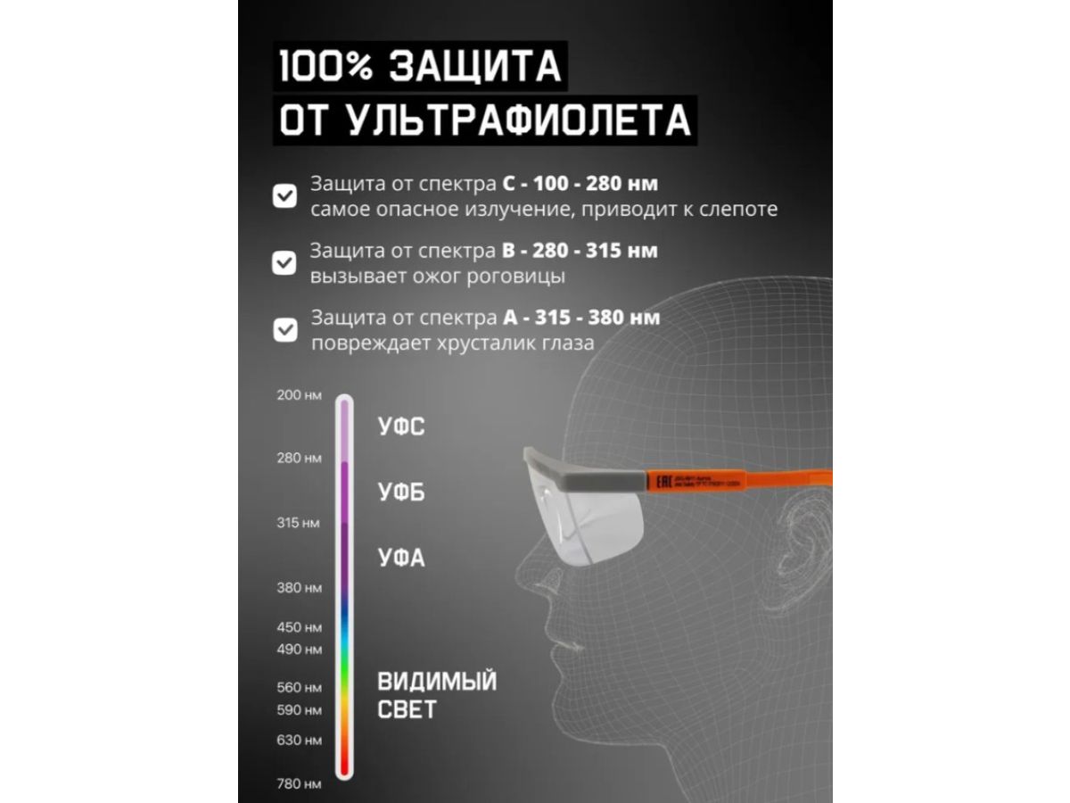 Очки открытые JETA SAFETY Aurora прозрачные