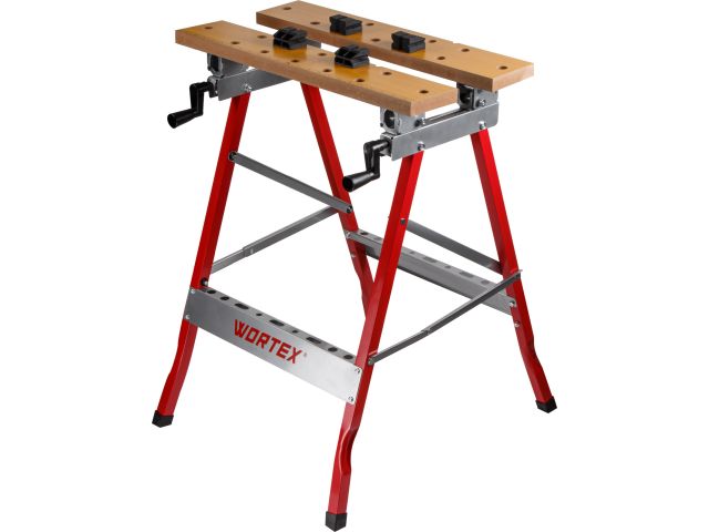 Верстак складной WORTEX WB 1560 в кор.МДФ, 605x640x800 мм, регулировка столешницы (нагрузка до 150 кг, масса 6 кг)
