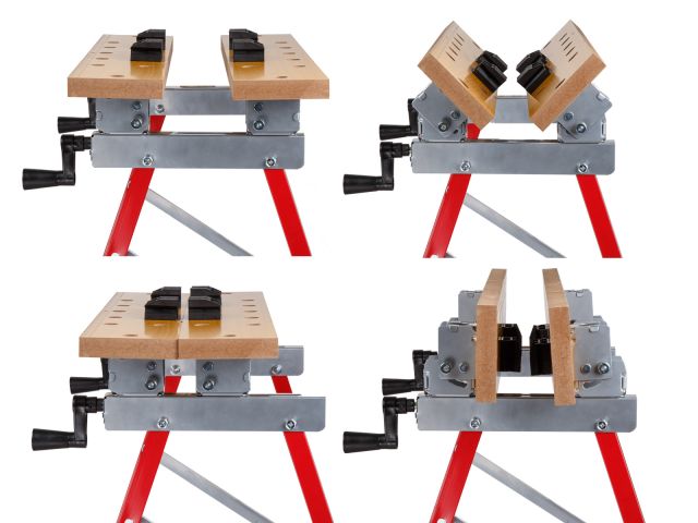 Верстак складной WORTEX WB 1560 в кор.МДФ, 605x640x800 мм, регулировка столешницы (нагрузка до 150 кг, масса 6 кг)