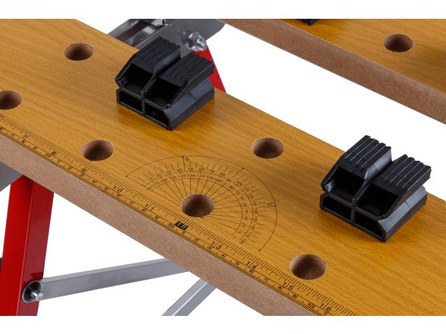 Верстак складной WORTEX WB 1560 в кор.МДФ, 605x640x800 мм, регулировка столешницы (нагрузка до 150 кг, масса 6 кг)