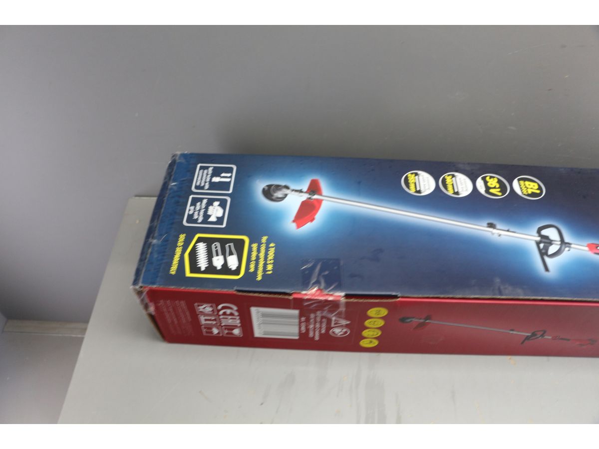 Триммер аккум. WORTEX TB 3036-1 ALL1 XLT SOLO БЕСЩЁТ.ДВИГ., 18В+18В, шир.скаш.340/255 мм леска/нож