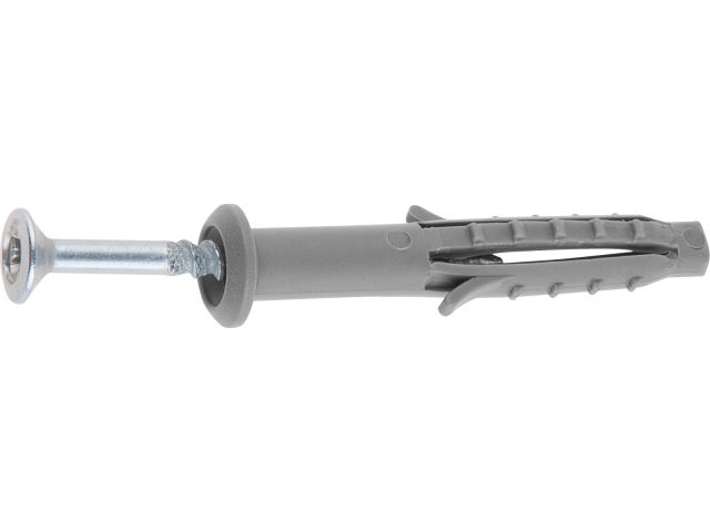 Дюбель-гвоздь с усом 6х40 мм полипропилен гриб (200 шт в карт. уп.) STARFIX