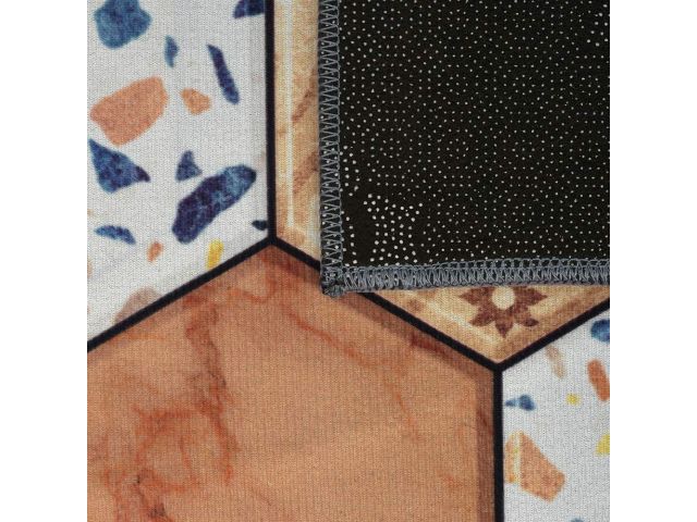 Коврик влаговпитывающий  "Velur"  50*80 см "Мраморная плитка", "VORTEX"