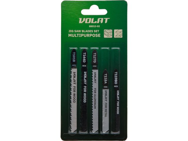 Набор пилок лобз. универсальный 5шт. ВОЛАТ (T144D, T119BO, T101B, T127D, T118A)