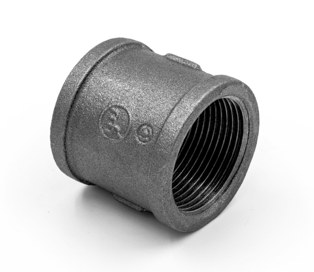 Муфта 1/2″ вн.-вн. чугун черн., AV Engineering