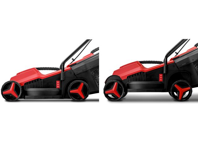 Газонокосилка электрическая WORTEX LM 3212-1 1200 Вт, шир.32 см (выс. 25-65 мм, травосборник 25 л)