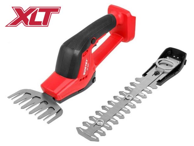 Аккум. ножницы садовые WORTEX SG 1820 в кор. + насадка-кусторез ALL1 XLT SOLO (Длина ножа (кусторез) 150 мм, длина ножа (для травы) 130 мм)