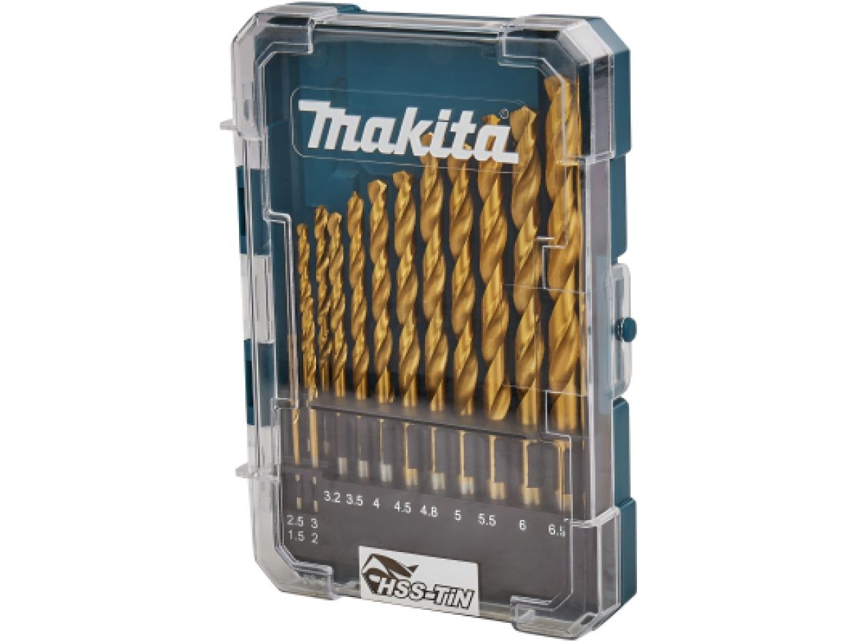 Набор сверл по металлу HSS-TiN Economy 1.5-6.5 мм (13 шт) MAKITA