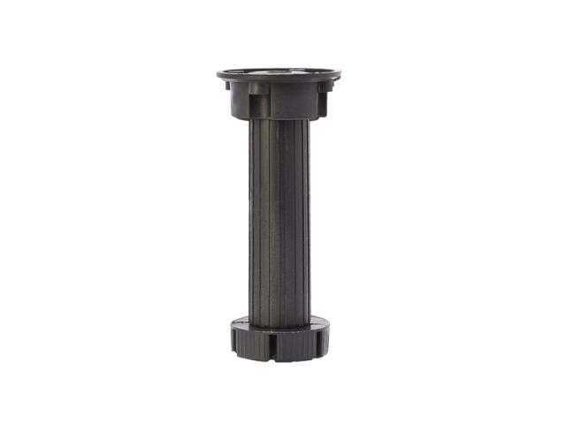 Опора кухонная регулируемая 145-175 мм, черная STARFIX