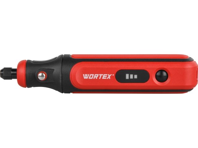 Аккум. гравер WORTEX MG 1415 ELi в кор.+ аксессуары (4 В, 1,5 А/ч, 5000 - 18000 об/мин, цанга 3,2 мм + аксессуары 75 шт.)