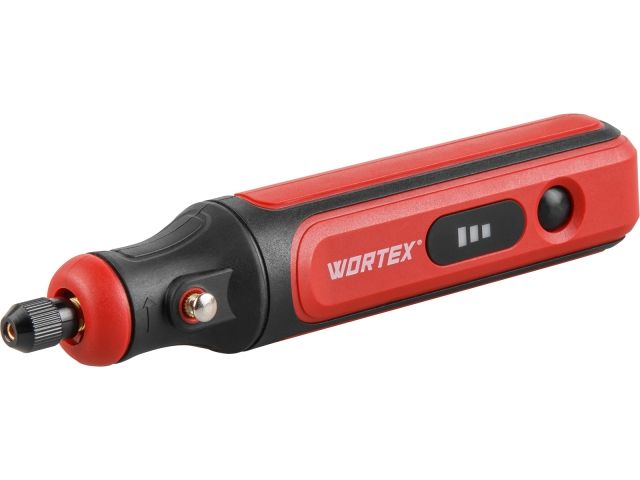 Аккум. гравер WORTEX MG 1415 ELi в кор.+ аксессуары (4 В, 1,5 А/ч, 5000 - 18000 об/мин, цанга 3,2 мм + аксессуары 75 шт.)