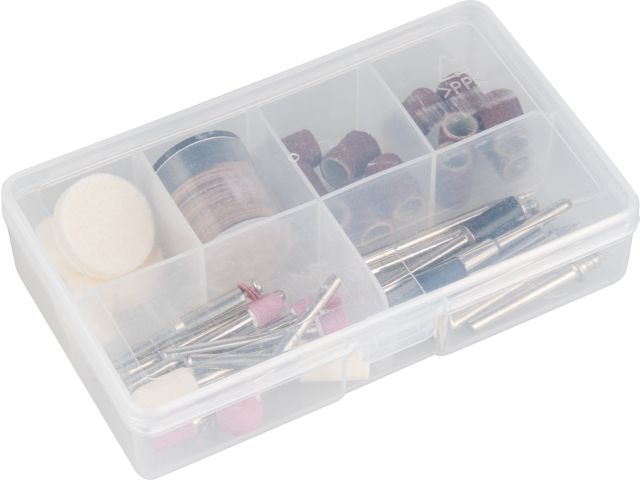 Аккум. гравер WORTEX MG 1415 ELi в кор.+ аксессуары (4 В, 1,5 А/ч, 5000 - 18000 об/мин, цанга 3,2 мм + аксессуары 75 шт.)