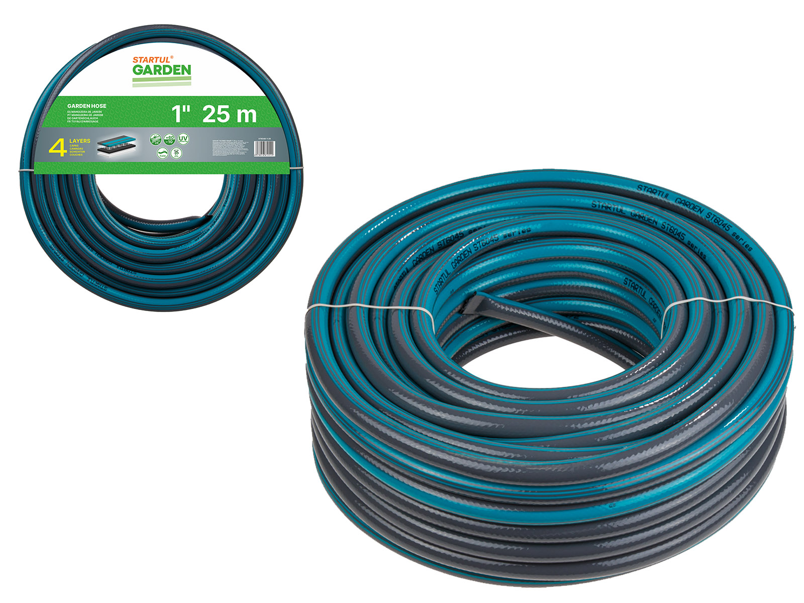 Шланг поливочный 1″ 25м STARTUL GARDEN (ST6045-1-25)