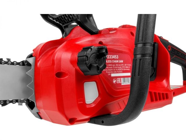 Аккум. пила цепная WORTEX CEC 3536-1 шина 35 см (14"), 3/8" LP, 1.3 мм ALL1 XLT SOLO (БЕСЩЕТ.ДВИГ., БЕЗ АКБ И ЗУ, 36 В (18+18))