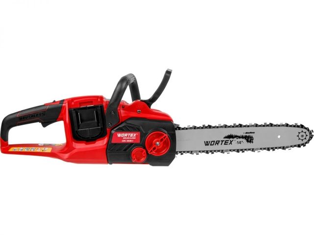 Аккум. пила цепная WORTEX CEC 3536-1 шина 35 см (14"), 3/8" LP, 1.3 мм ALL1 XLT SOLO (БЕСЩЕТ.ДВИГ., БЕЗ АКБ И ЗУ, 36 В (18+18))