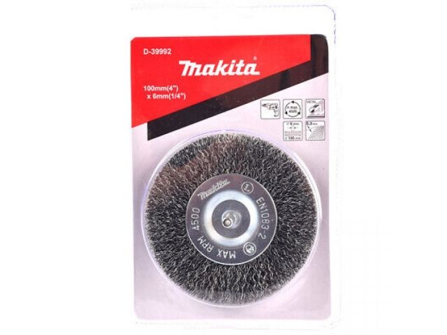 Щетка д/дрели дисковая 100 мм MAKITA