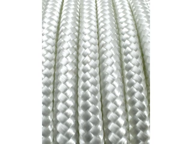 Шнур полиамидный 6 мм белый моток 10 м STARFIX