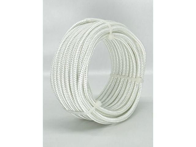 Шнур полиамидный 6 мм белый моток 10 м STARFIX